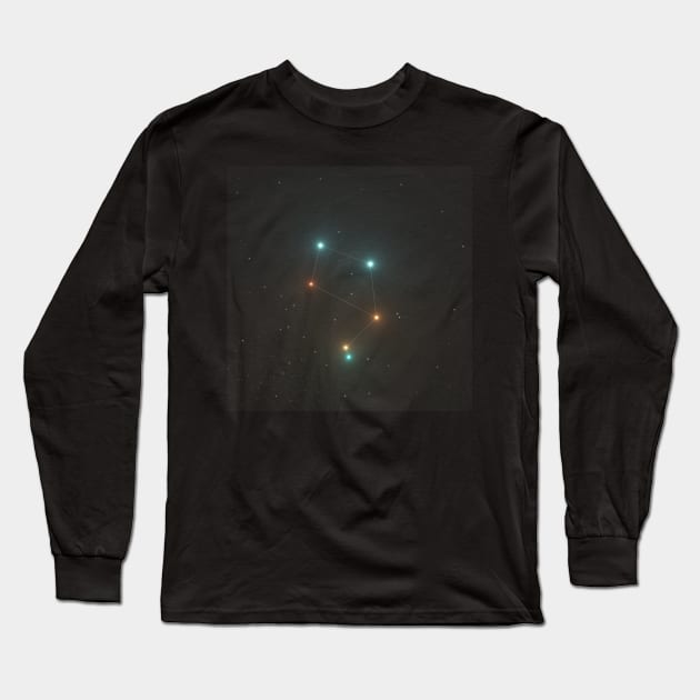 Libra Constellation Long Sleeve T-Shirt by Javisolarte